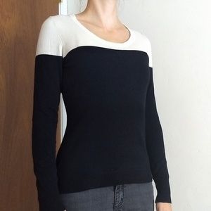 Merona Black and White Sweater